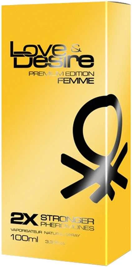 Love Desire Premium Edition Femme 2x Stronger Pheromones Feromones moterims purškiklis 100ml