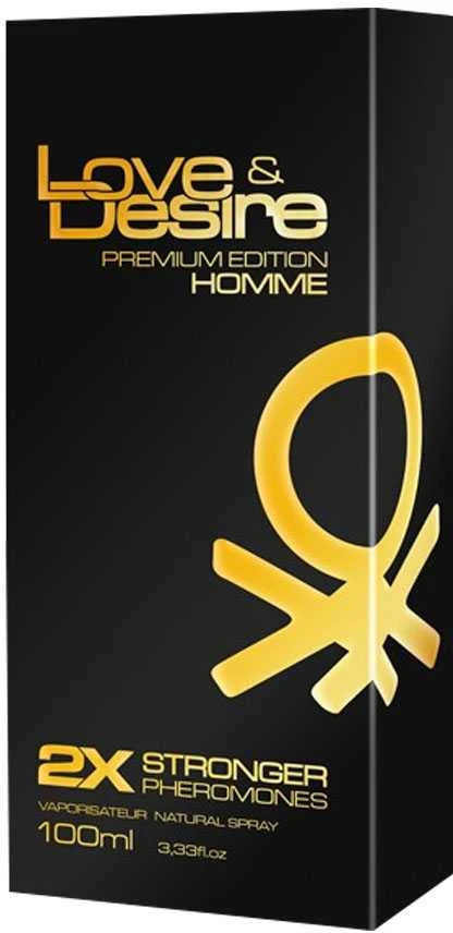Love Desire Premium Edition Homme 2x Stronger Pheromones feromonai vyrams 100 ml