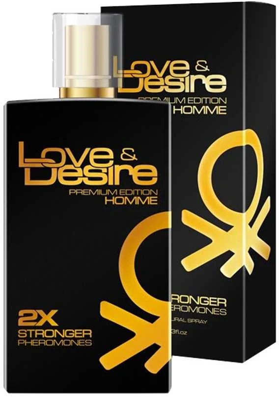 Love Desire Premium Edition Homme 2x Stronger Pheromones feromonai vyrams 100 ml