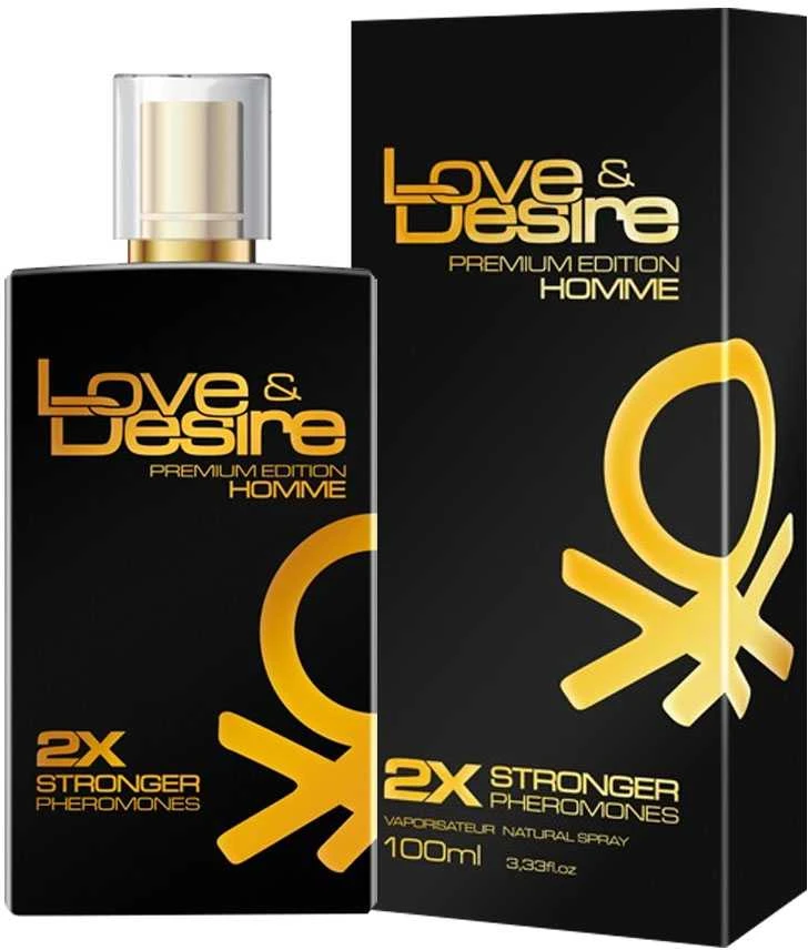 Love Desire Premium Edition Homme 2x Stronger Pheromones feromonai vyrams 100 ml