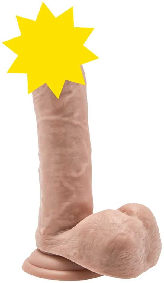 Get Real TOYJOY Penis jak realny natūralus sex dildo jądra 18cm