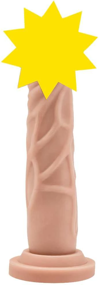 Get Real TOYJOY natūralių venų dildo, stiprus siurbtukas, 18 cm