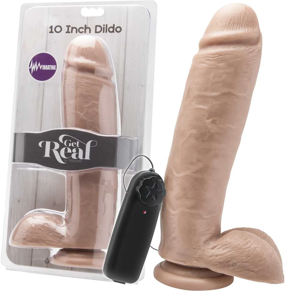 Get Real GAUTI TIKRĄ VIBRAVIMĄ 10 colių