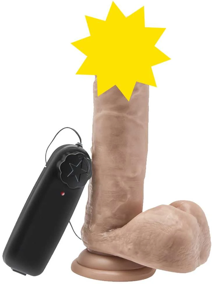 Get Real GAUTI TIKRĄ VIBRAVIMĄ 7 colių