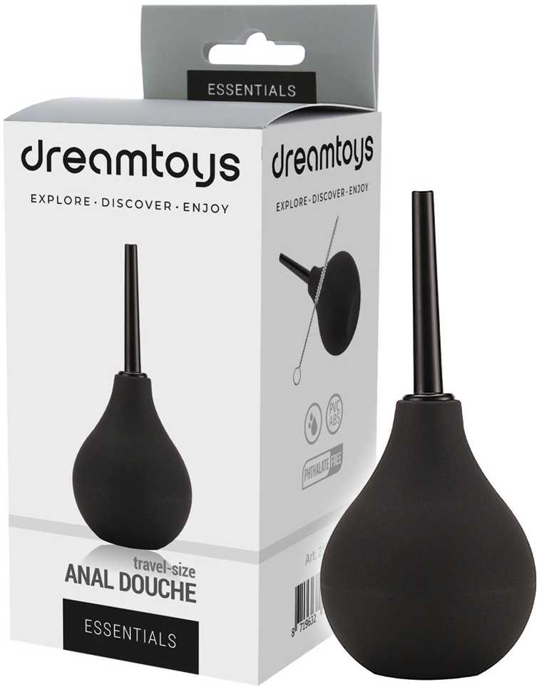 Dream Toys Cheeky Love Anal Douche Kelioninis dydis, skirtas intymiai higienai