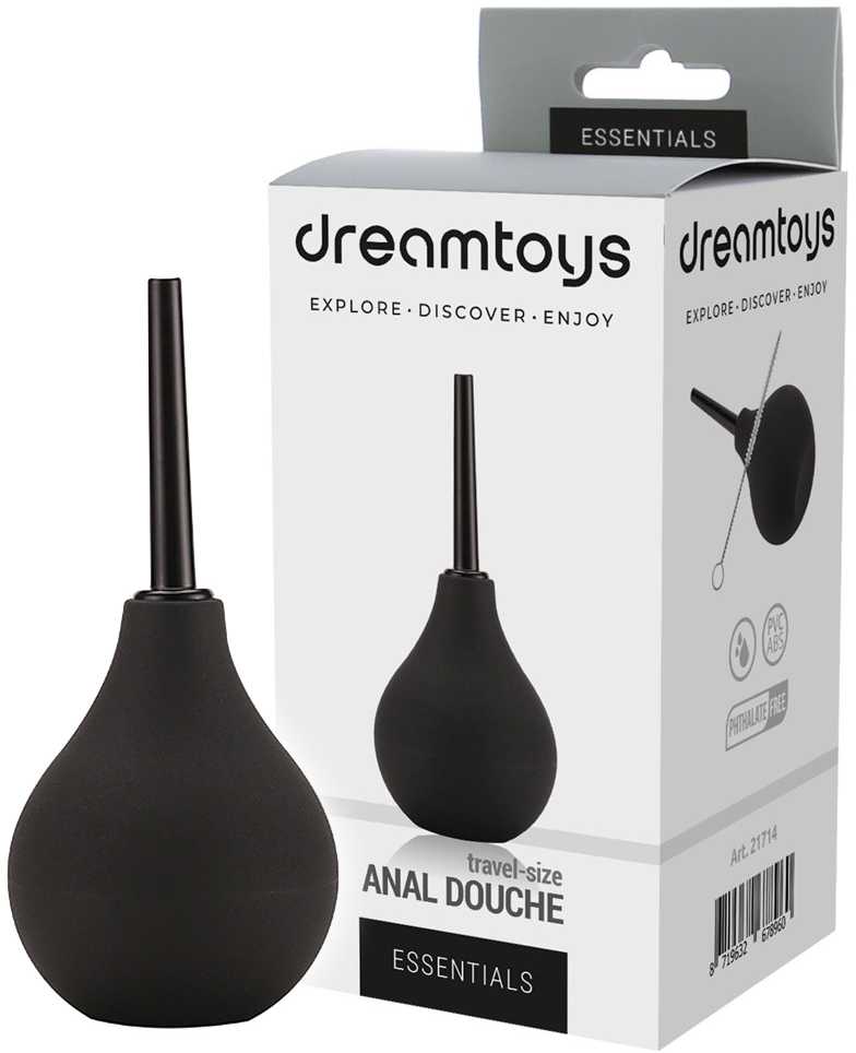Dream Toys Cheeky Love Anal Douche Kelioninis dydis, skirtas intymiai higienai