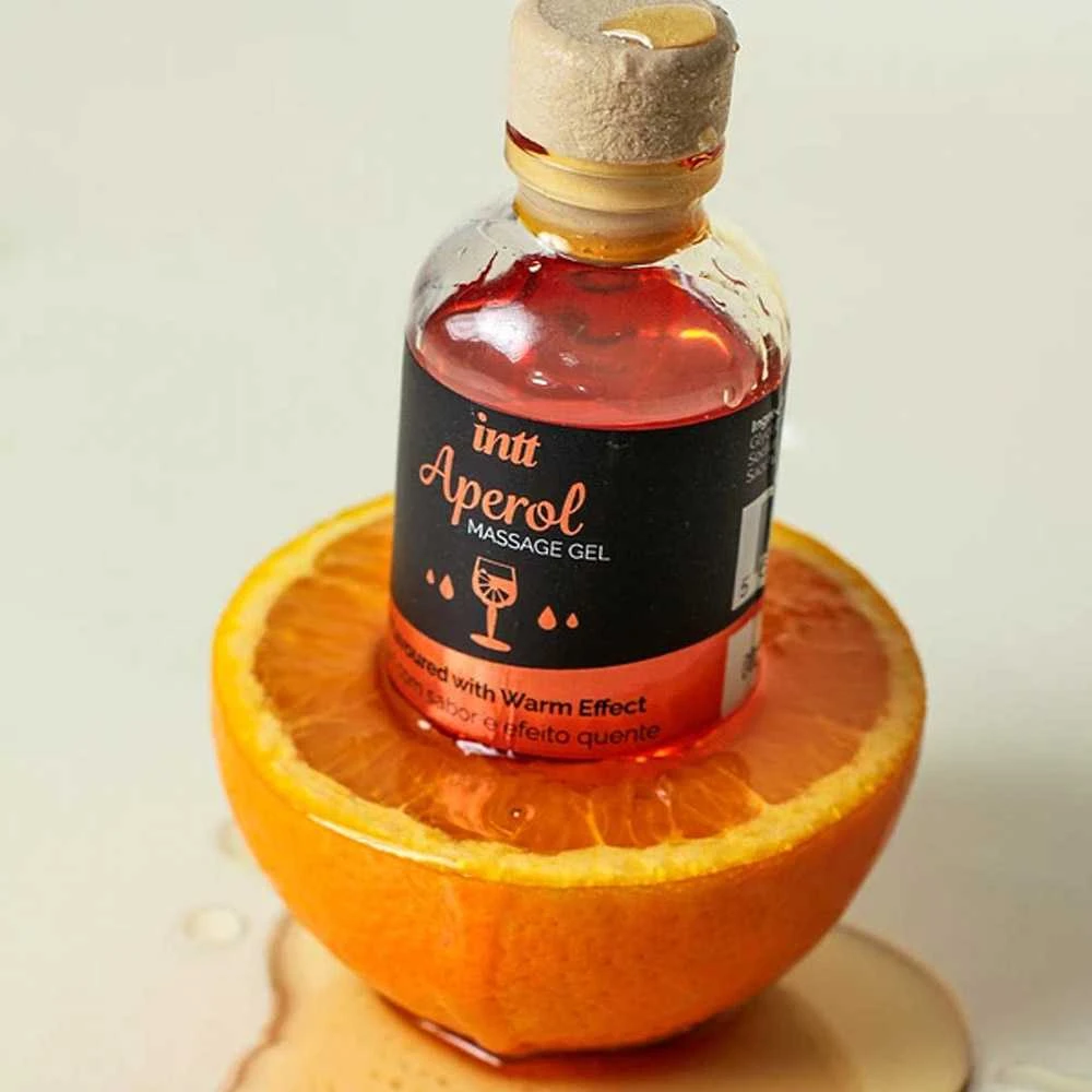 BoT Šildantis gelinis aliejus erotiniam masažui „Intt“, 30 ml
