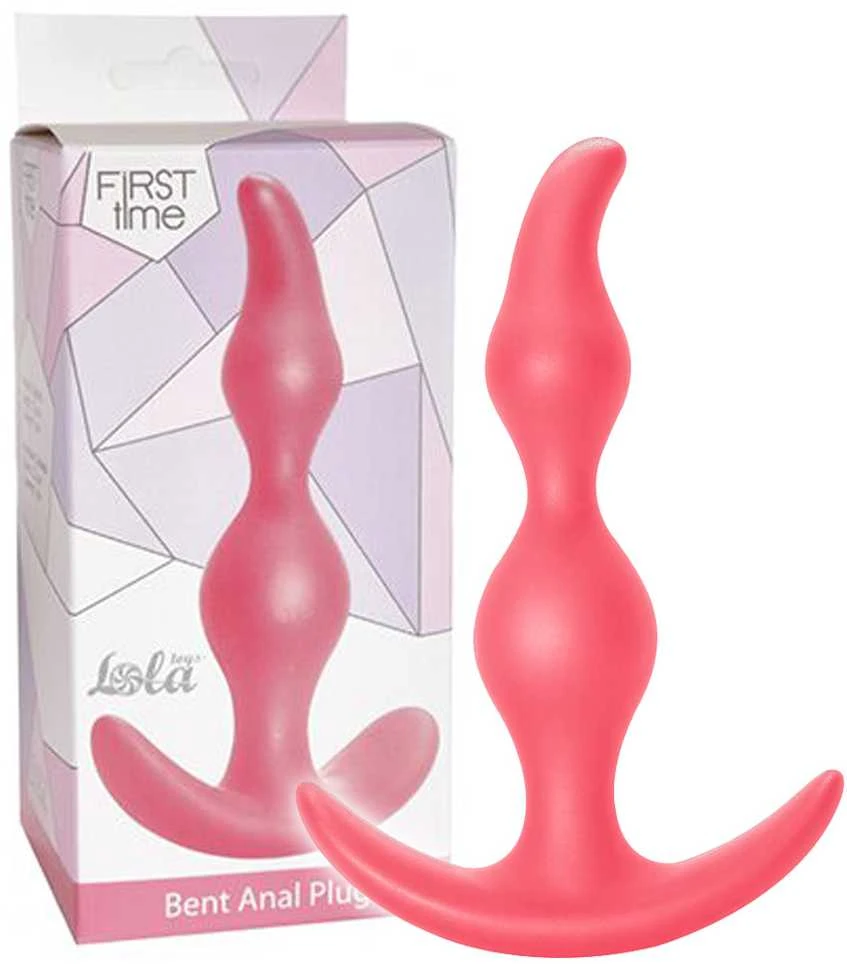 Lola Games Rožinė Plug-Anal Plug Bent Anal Plug Rožinė