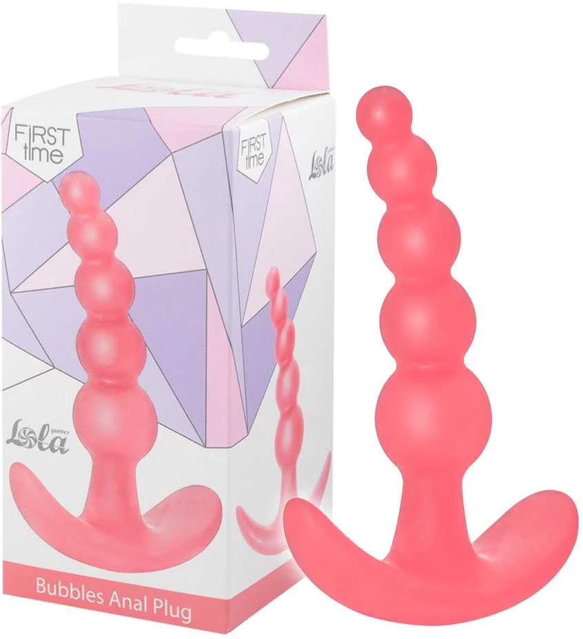 Lola Games Rožinė Plug-Bubbles Anal Plug Rožinė