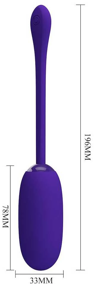 Pretty Love Smart „PRETTY LOVE“ – JULIUS VANDENIUI ATSPARUS ĮKRAUNAMASIS VIBRUOJAMAS KIAUŠINIS, VIOLETINIS