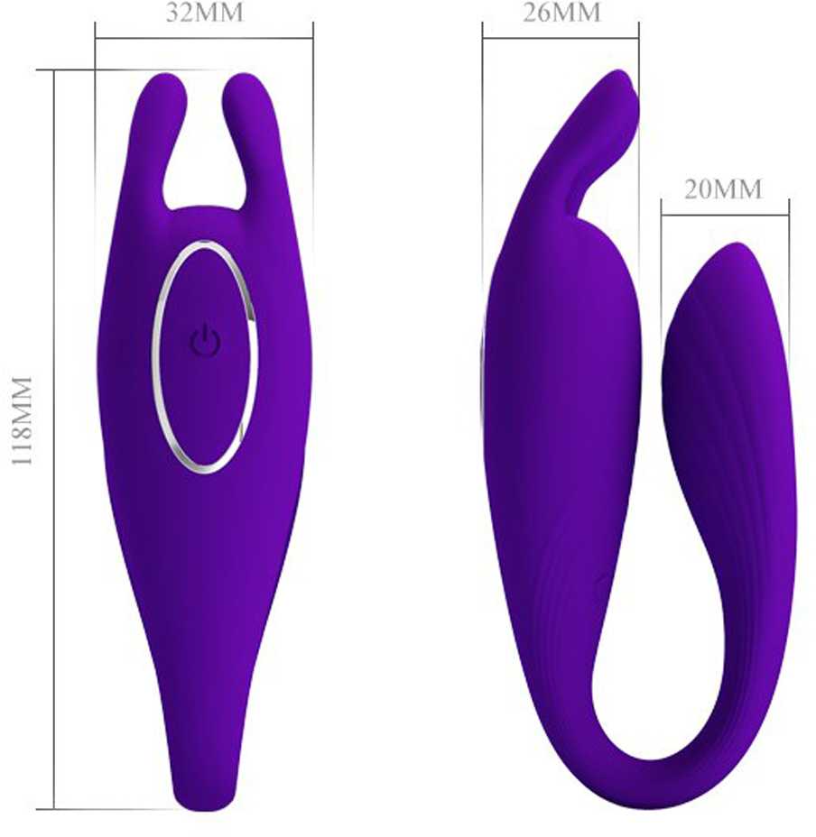 Masażery LYBAILE Pretty Love Bill Vibro Massager Violetinė