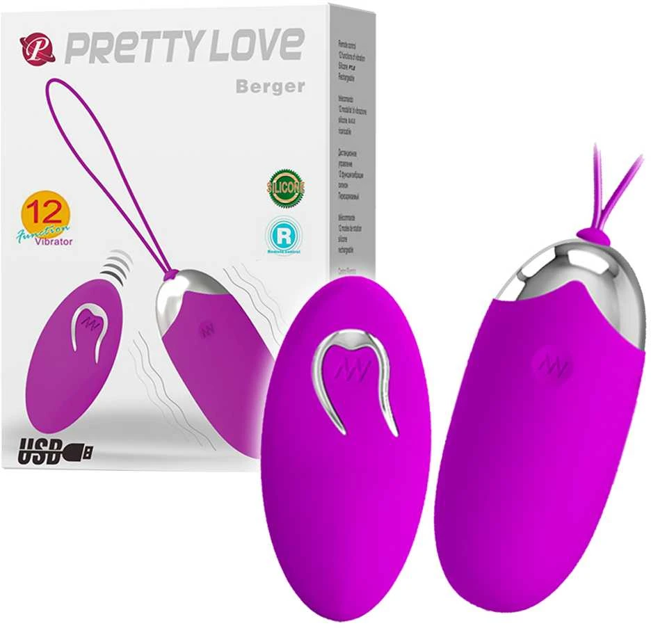 Pretty Love Smart „Pretty Love Orgasm Egg“ vibruojantis makšties masažuoklis su USB