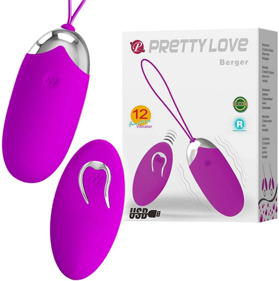Pretty Love Smart „Pretty Love Orgasm Egg“ vibruojantis makšties masažuoklis su USB