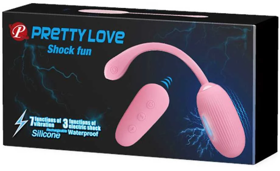 Masażery Pretty Love Makšties kiaušinėlio vibruojanti elektrostimuliacija 7 režimai