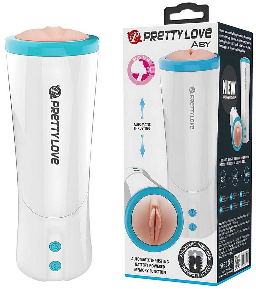 Pretty Love Masažuoklis vyriško masturbatoriaus slydimo judesio garsai