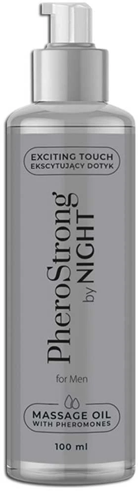 Pherostrong By Night For Men masažo aliejus su feromonais Masažo aliejus su feromonais 100ml