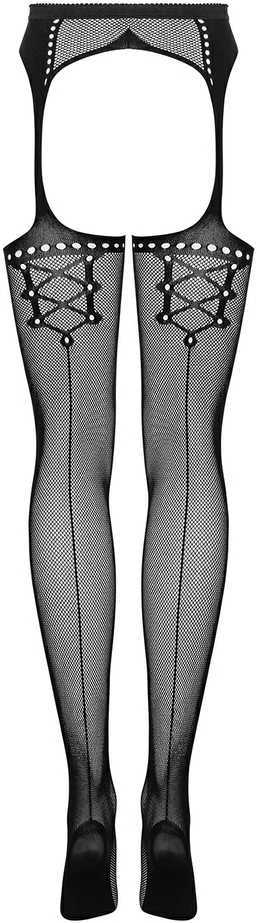 Obsessive - Garter Stockings S314 Juodas S/M/L