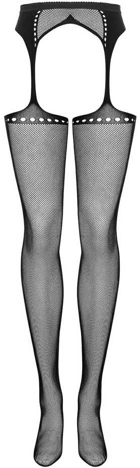 Obsessive - Garter Stockings S314 Juodas S/M/L