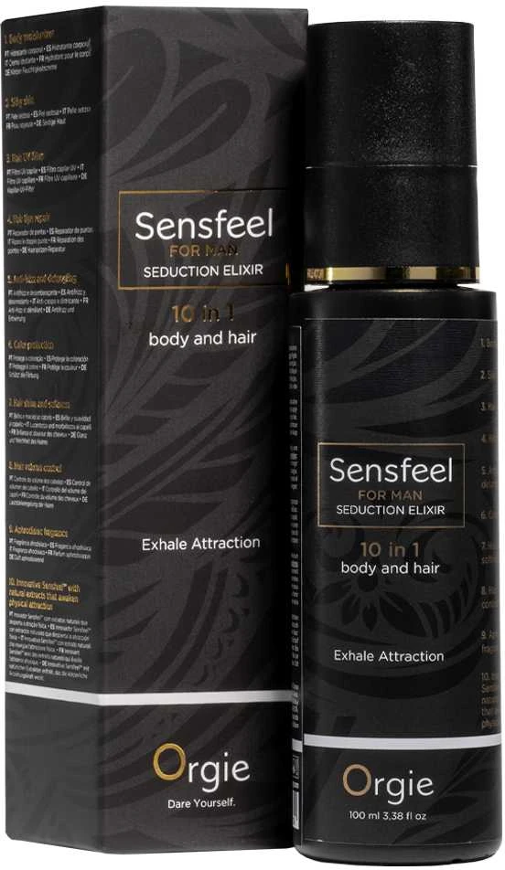 Orgie „Orgy“ – „Sensfeel for Man“ feromonų gundymo eliksyras 10 viename, 100 ml