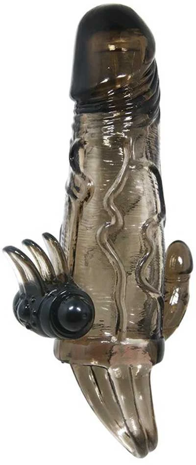 Pierscienie I Nakadki LYBAILE Brave men Vibro Penis Sleeve Juodas