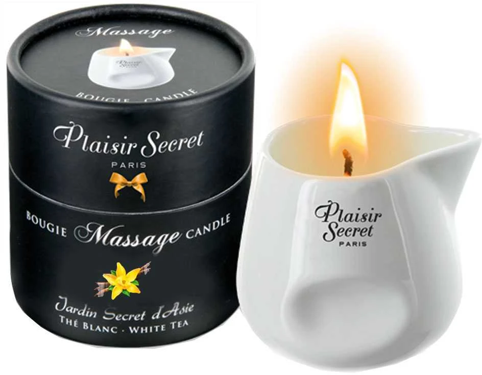 Plaisir Secret Masažo žvakė vanilė 80ml