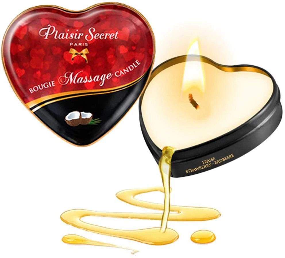 Plaisir Secrets Masažo žvakė KOKONAS