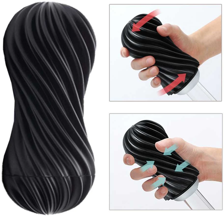 Tenga Flex Rocky Juodas