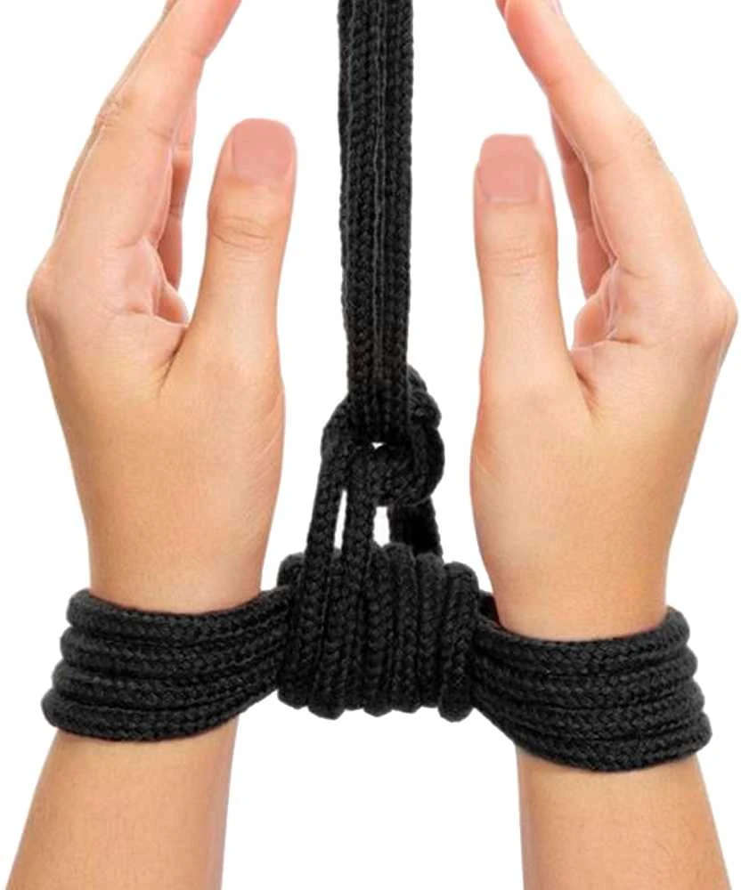 Secret Play Juodas Bondage Rope