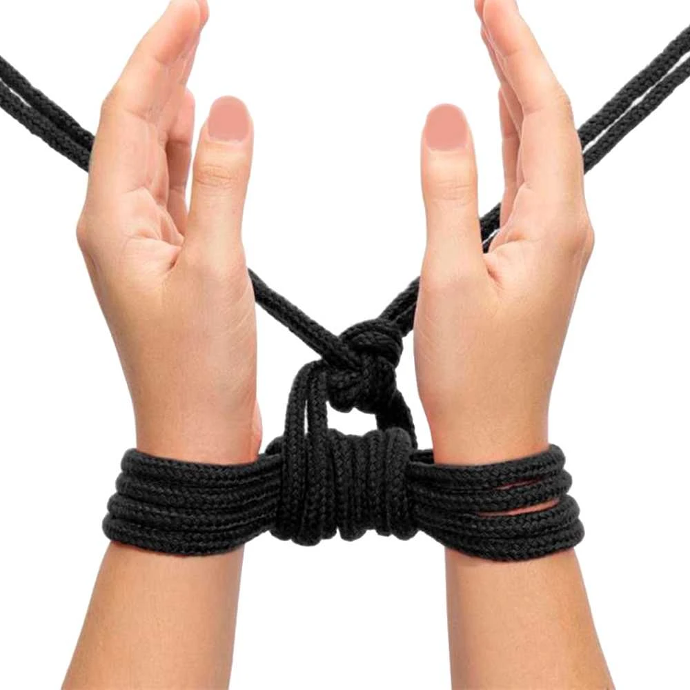 Secret Play Juodas Bondage Rope