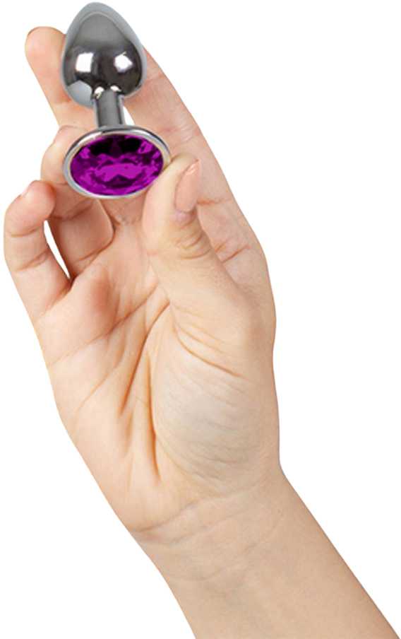 Secret Play VIOLETINIS METALINIS UŽPAKALO KIMŠTELIS SU BRANGAKMENIAIS S