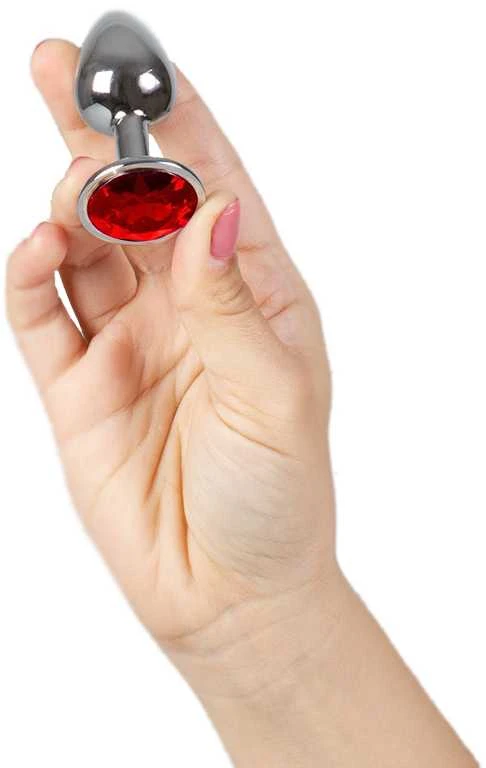 Secretplay Toys Secret Play Metal Butt Plug Raudona dydis S