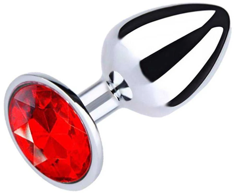 Secretplay Toys Secret Play Metal Butt Plug Raudona dydis M