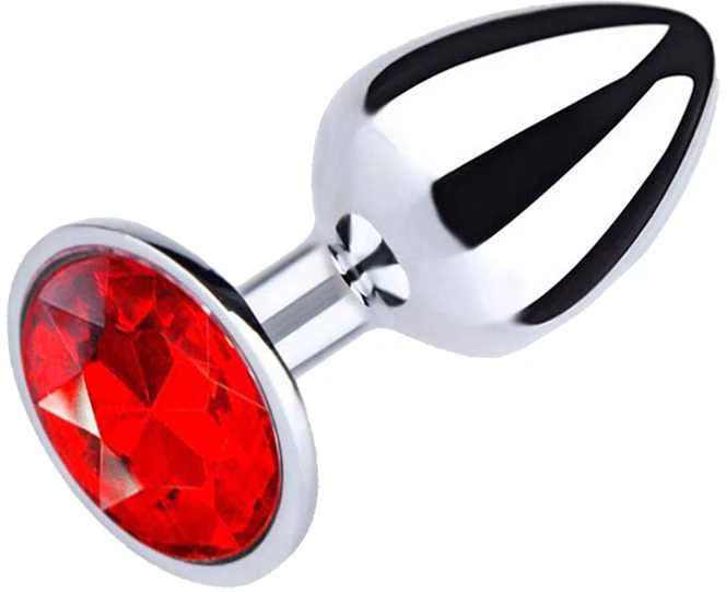 Secretplay Toys Secret Play Metal Butt Plug Raudona dydis S