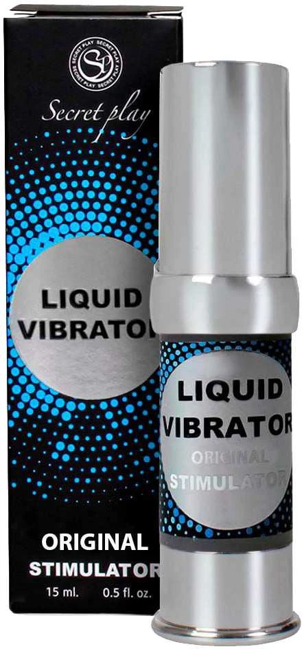 „Secret Play“ vibratorius su skystu stimuliuojančiu geliu, 15 ml