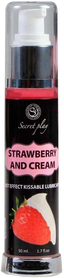 „Secret Play“ valgomasis drėkinamasis masažinis šildomasis gelis, 50 ml