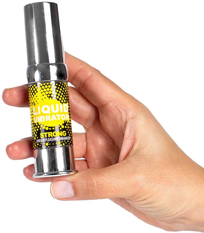 Secret Play Strong Stiprus stimuliuojantis skystas vibratorius 15 ml