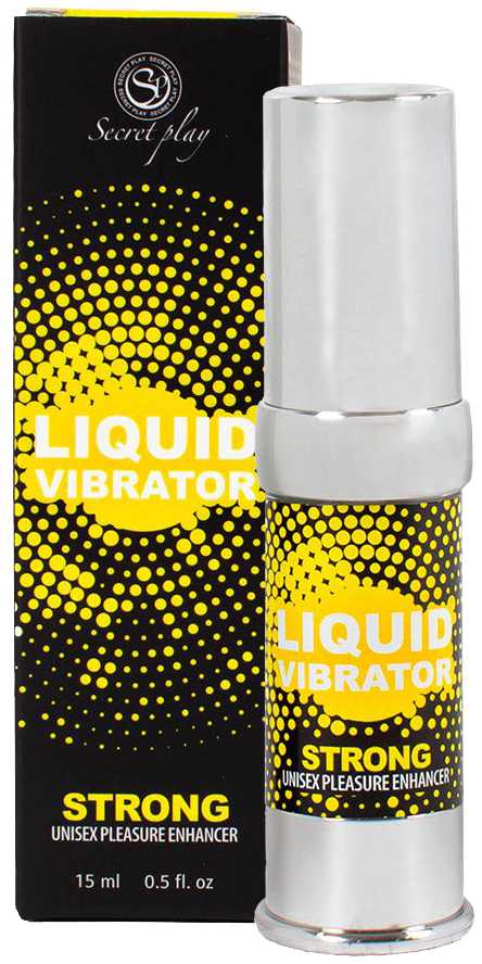 Secret Play Strong Stiprus stimuliuojantis skystas vibratorius 15 ml
