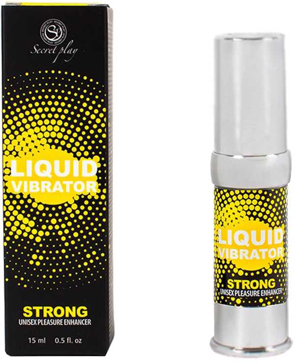 Secret Play Strong Stiprus stimuliuojantis skystas vibratorius 15 ml