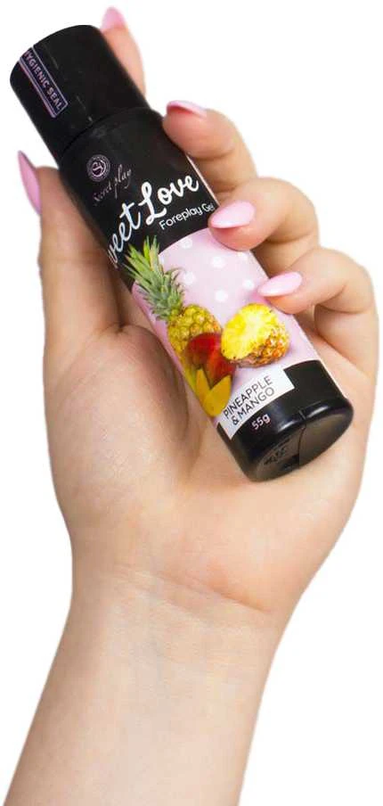 „Secret Play“ valgomasis intymus gelis poroms, skirtas preliudiniam seksui, 60 ml