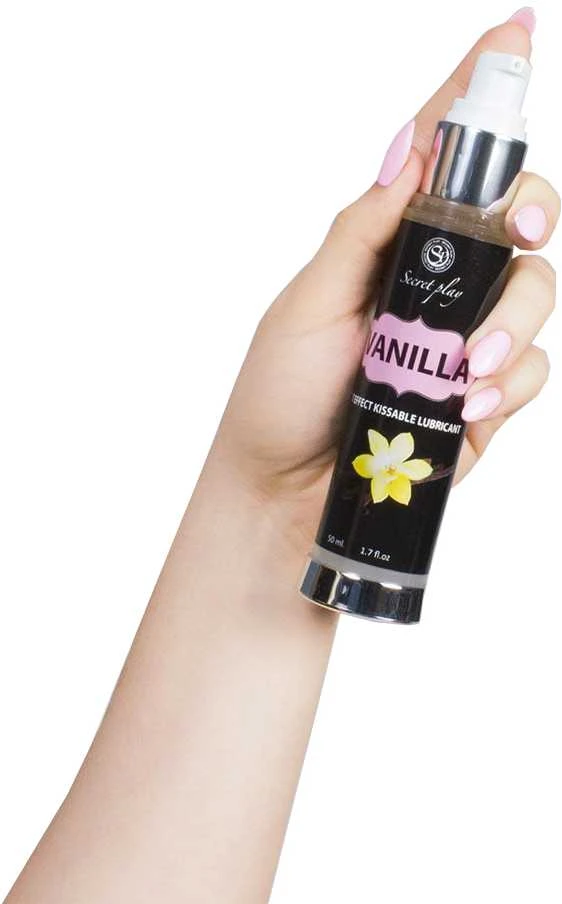 „Secret Play“ intymios higienos gelis-šildomasis lubrikantas „Vanilė“, 50 ml