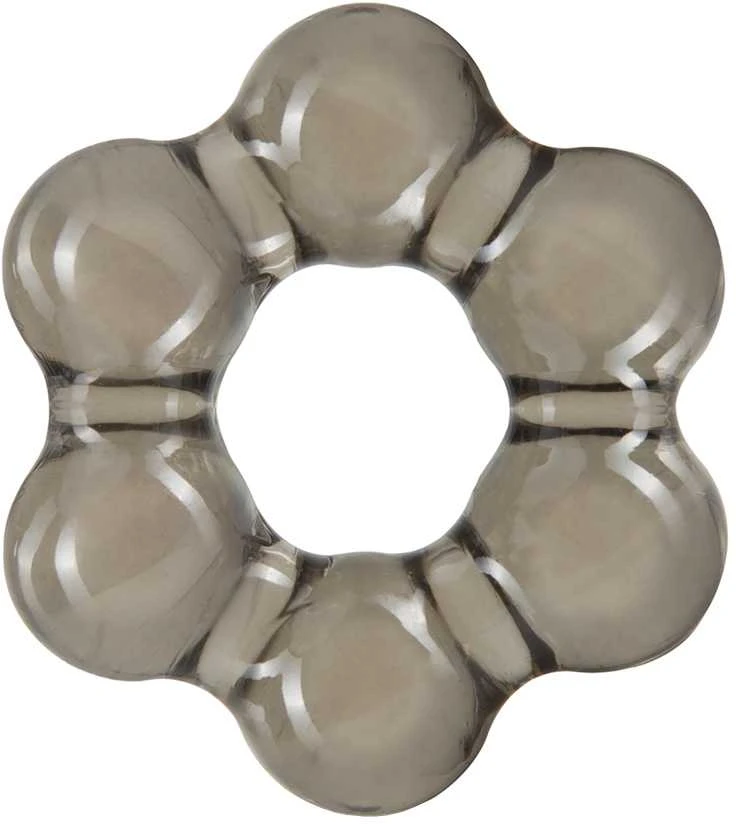 Blush Skaistalai STAY HARD THICK BEAD COCK RING Juodas