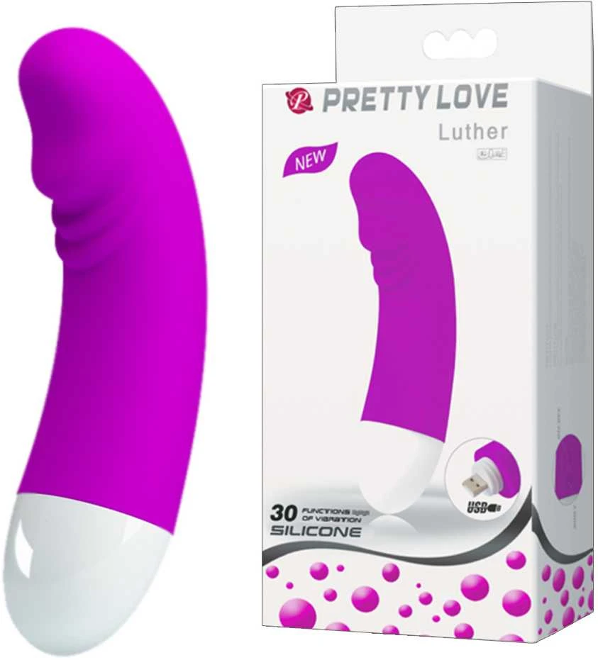 PRETTY LOVE LUTHER MINI VIBRATOR 30 VIBRAVIMO FUNKCIJŲ
