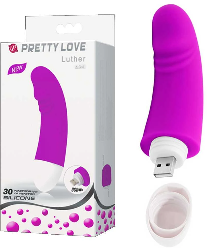 PRETTY LOVE LUTHER MINI VIBRATOR 30 VIBRAVIMO FUNKCIJŲ
