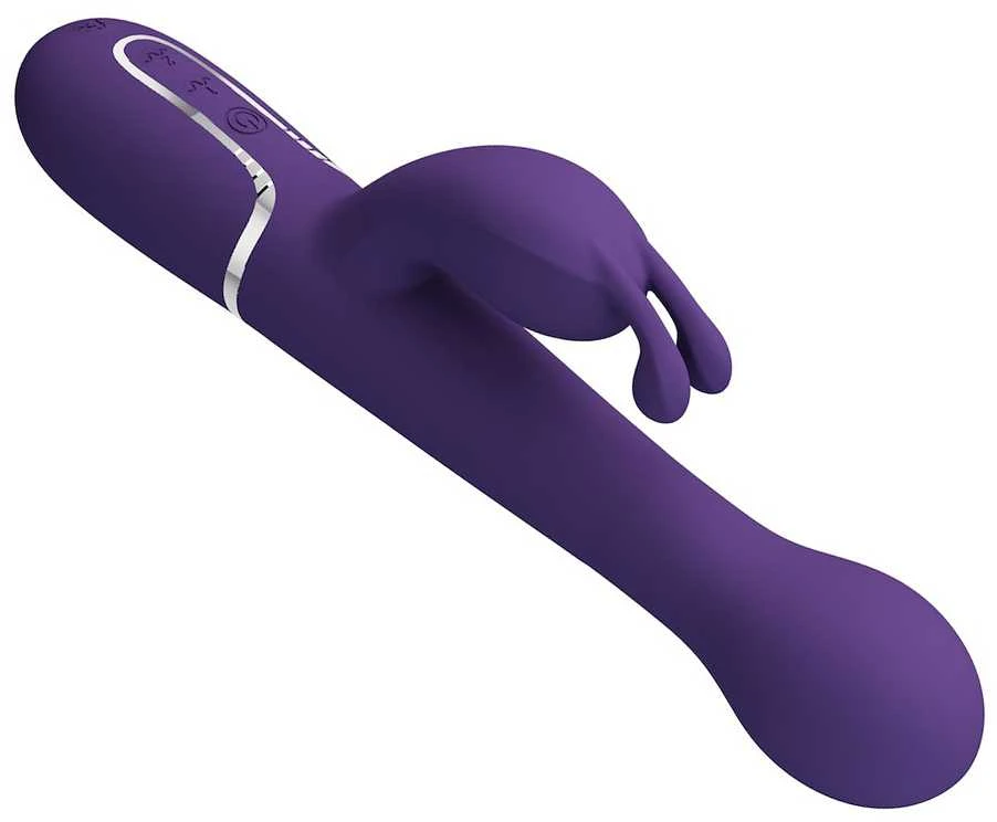 Pretty Love Flirtation PRETTY LOVE - DEJON TRIUŠIO VIBRUOTAS 3 IN 1 DAUGIAFUNKCIS VIOLETINIS