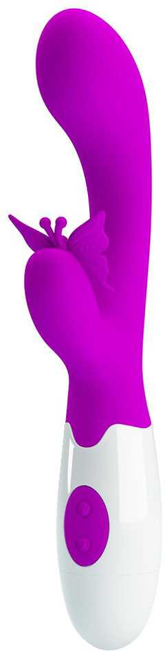 LYBAILE Pretty Love Butterfly Kiss Vibrator Rožinė