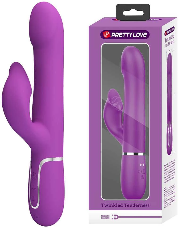 PRETTY LOVE - Falin Violetinė, 7 vibracijos funkcijos 4 riedėjimo funkcijos Atminties funkcija