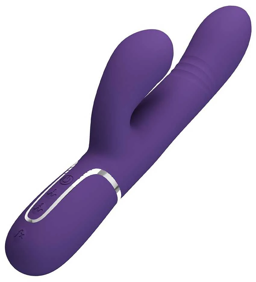 Pretty Love Flirtation PRETTY LOVE - DAUGIAFUNKCIS G TAŠKO VIBRUOJAMASIS VIOLETINIS