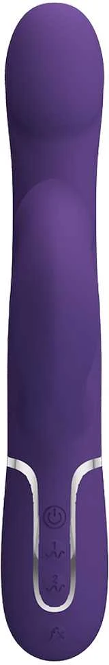 Pretty Love Flirtation PRETTY LOVE - ZALIN RABBIT VIBRUOJAMASIS PERLAI 4 IN 1 VIOLETINIS