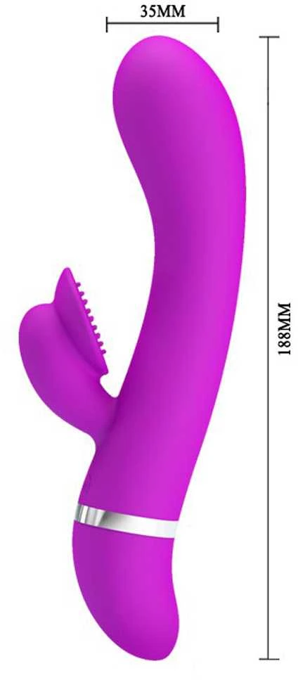 Wielofunkcyjne Vibratorius LYBAILE Pretty Love Bert 18,8 x 3,5 cm
