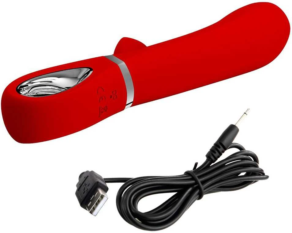 Pretty Love Flirtation GRAŽI MEILĖ - THOMAS USB Raudonas 7 funkcijų